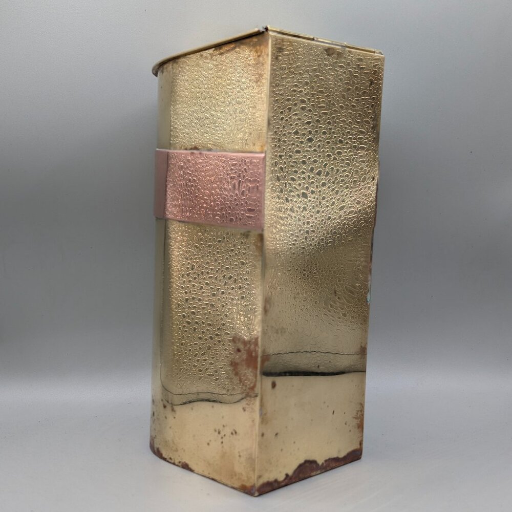 VINTAGE BRASS AND COPPER BOX, MADE IN SPAIN - Picture 7 of 12